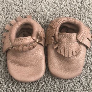 Mauve freshly picked moccasins